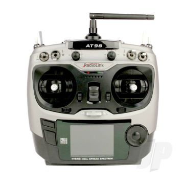 RadioLink AT9S 2.4GHz 10-Channel Transmitter with Receiver (Silver) (Mode 1)