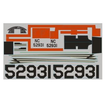 Roc Hobby Beechcraft Decal Sheet