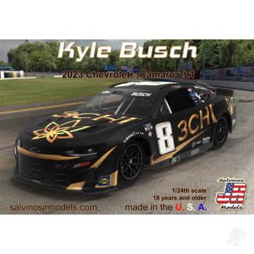 2:24 NASCAR Plastic Car Kit - Kyle Busch - 2023 Chevy Camaro - Primary