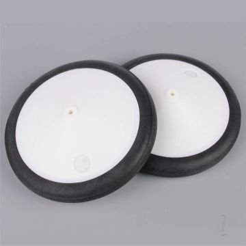 ScaleBitz 1/8 Scale WWI British & German RC Plane Wheels (80mm 3.15in) 