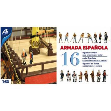 Artesania 1:84 Spanish Armada Figures for Wood Ship Model Boat Kits