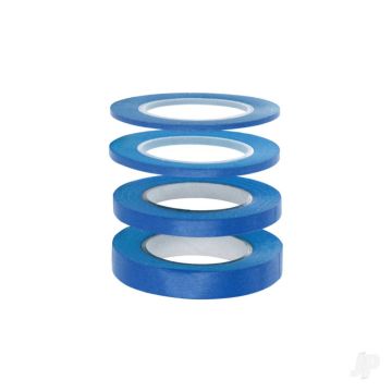 Modelcraft Flexible Masking Tape 4 Pack (1, 2, 3, 6mm)