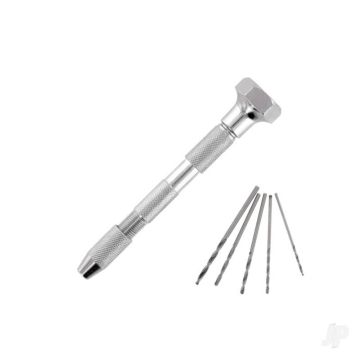 Modelcraft Pin Vice Double Ended Swivel Top w/Drills (PPV2237/D)
