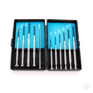 Modelcraft 11-Piece Mini Precision Screwdriver Set (PSD1011)
