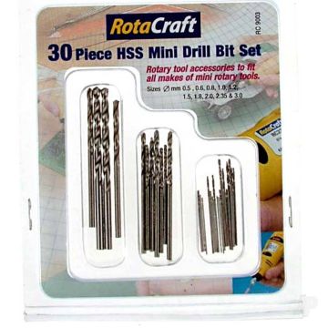 Modelcraft 30-piece HSS Mini Drill Bit Set (RC9003)