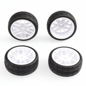 Sweep Hankook Tread 34deg 24mm Glued Tc Tyres 12spoke Asphalt