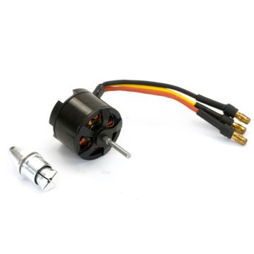Top RC T1400 Glider Brushless Motor W/ Spinner: 2604-1950kv