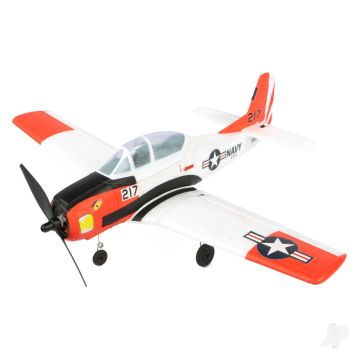 Top RC Mini T-28 RTF (Red / White) – Mode 1 (450mm) RC Model Plane