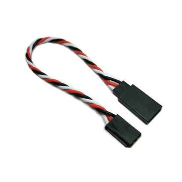 Etronix 22AWG Twisted 10cm Servo Extension Cable with Futaba Connectors ET0731