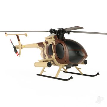 Twister MD 500 Scale 250 RC Helicopter w/Gyro – Brown