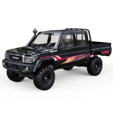 UDI RC Toyota Land Cruiser RTR 1/18 Double Cab RC Brushless Truck - Black
