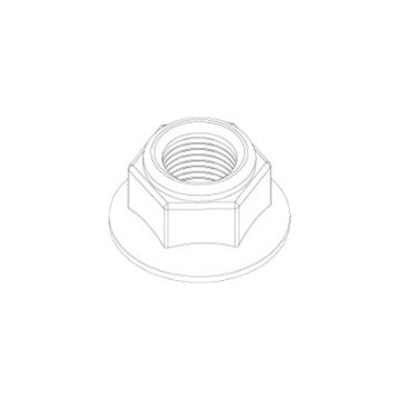 UDI RC M4 Hex Flanged Lock Nut