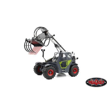 1/14 Grabber Telehandler Telescopic Metal Hydraulic RC Forklift w/ Accessories