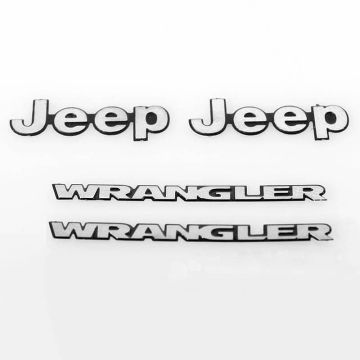 RC4WD 1/10 Metal Logo For Tamiya Cc01 Wrangler