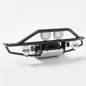 RC4WD Rough Stuff Metal Front Bumper For RC4WD Trail Finder 2 (Hella & Ipf Round Lights)