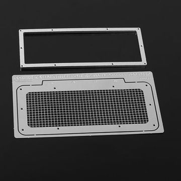 RC4WD Kahn Style Front Grille For D90/D110 Bodies (Silver)