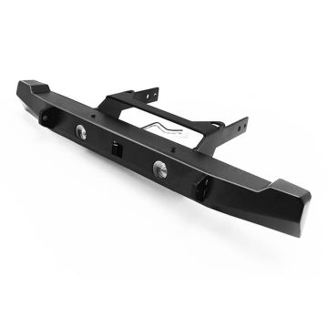 RC4WD Solid Rear Bumper W/Lights For Axial SCX10 II Xj (Black)