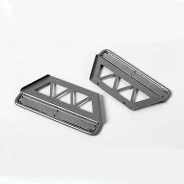 RC4WD Trifecta Side Sliders For Land Cruiser LC70 Body (Silver)