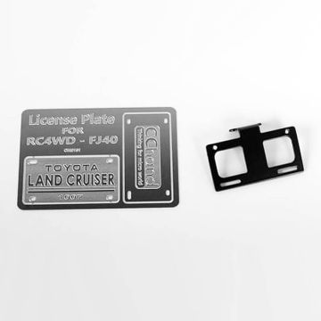 RC4WD Front License Plate System For RC4WD G2 Cruiser