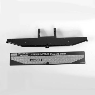 RC4WD Ks Rear Bumper For Traxxas TRX-4 '79 Bronco Ranger XLT (Black)
