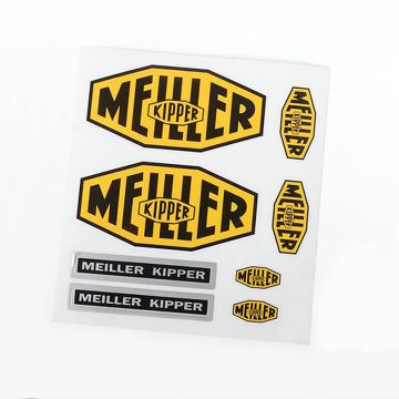 RC4WD Meiller Kipper Decal Set For Mercedes-Benz Arocs 3348 6x4 Tipper Truck