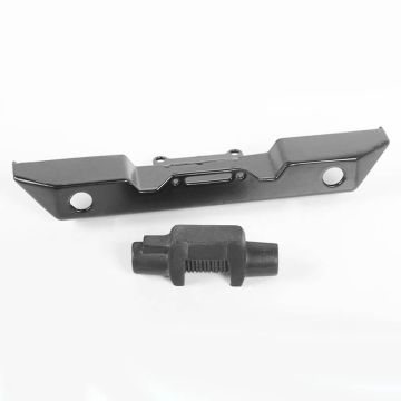 RC4WD Eon Metal Front Bumper W/Plastic Winch For 1/18 Gelande II RTR W/Black Rock Body (Black)