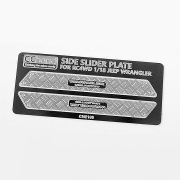 RC4WD Metal Side Diamond Plates For 1/18 Gelande II Black Rock