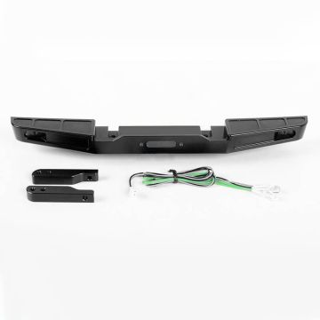 RC4WD Front Winch Bumper W/Led Lights For Traxxas TRX-4 '79 Bronco Ranger XLT (Black)
