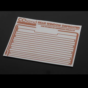 RC4WD Rear Window Defroster Decal For Gelande II (D90/D110)