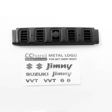 RC4WD Front Grille For MST 1/10 CMX W/ Jimny J3 Body W/ Front Metal Decals
