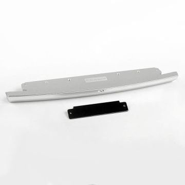 RC4WD Slick Metal Front Bumper For JS Scale 1/10 Range Rover Classic Body (Silver)
