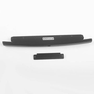 RC4WD Slick Metal Front Bumper For JS Scale 1/10 Range Rover Classic Body (Black)
