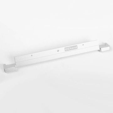 RC4WD Slick Metal Rear Bumper For JS Scale 1/10 Range Rover Classic Body (Silver)
