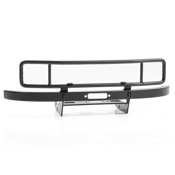 RC4WD Ranch Steel Front Winch Bumper W/ Ipf Lights For Axial 1/10 SCX10 II UMG10 (Black)