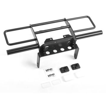 RC4WD Oxer Steel Front Winch Bumper W/ Ipf Lights For Vanquish Vs4-10 Origin Body (Black)