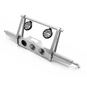 RC4WD Shirya Front Winch Bumper W/ Lights For Vanquish Vs4-10 Origin Body (Silver)