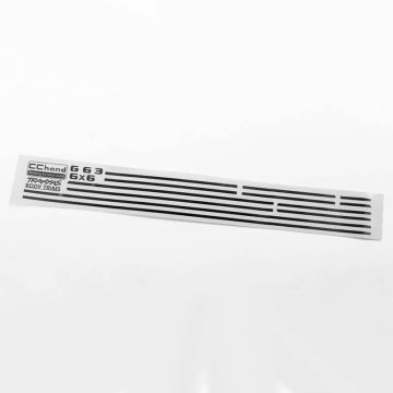 RC4WD Steel Body Decal Sheet For Traxxas Mercedes-Benz G Trucks