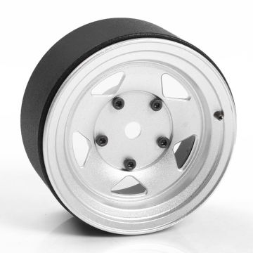 RC4WD Seren 2.2" Beadlock Wheels W/ Center Caps (Silver)