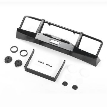 RC4WD Oxer Metal Front Winch Bumper W/Lights For JS Scale 1/10 Range Rover Classic Body