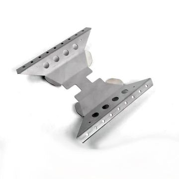 RC4WD Oxer Transfer Case Guard For Axial Capra 1.9 Unlimited Trail Buggy (Silver)
