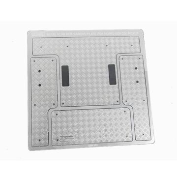 RC4WD Steel Rear Bed Diamond Plates For RC4WD Gelande II 2015 Land Rover Defender D90 (Pick-Up)