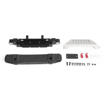 RC4WD OEM Front Bumper W/License Plate Holder + Steering Guard For Axial 1/10 SCX10 III Jeep