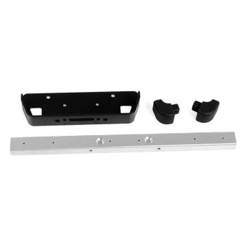 RC4WD Classic Front Winch Bumper For RC4WD Gelande II 2015 Land Rover Defender D90 (Silver)