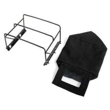 RC4WD Steel Tube Bed Cage W/ Soft Top For Gelande II 2015 Land Rover Defender D90 (Pick-Up) (Black)