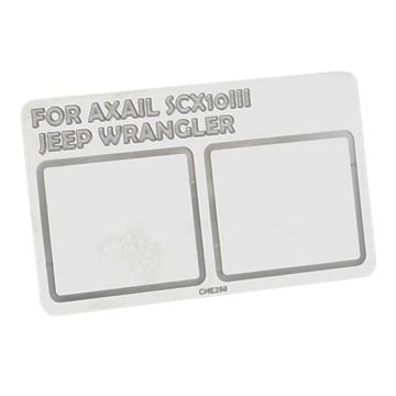 RC4WD Mirror Decals For Axial 1/10 SCX10 III Jeep (Gladiator/Wrangler)