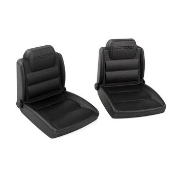 RC4WD Bucket Seats For Axial SCX10 III Early Ford Bronco (Black)