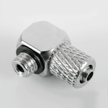RC4WD Hydraulic Connector M5 X 4mm Tube (90deg)