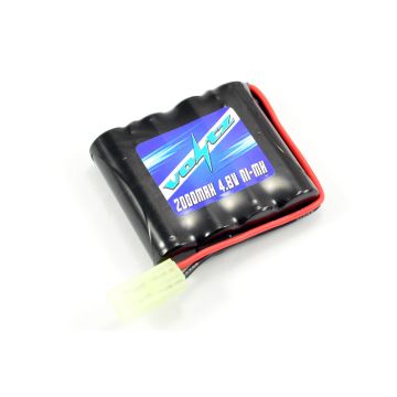 Voltz 2000mAh 4.8V AA Battery Pack fits Hobby Engine Mining Truck, Wheel Loader