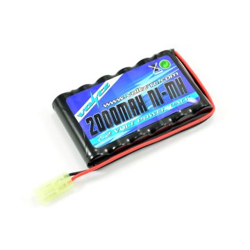 Voltz 2000mAh 7.2V AA Battery Pack fits Hobby Engine Tanks, Excavator, Fork Lift, Crane etc