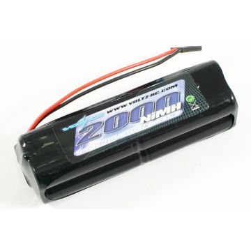Voltz 2000mAh 9.6V NiMH Tx Transmitter Square Battery Pack for RC Car Plane Boat